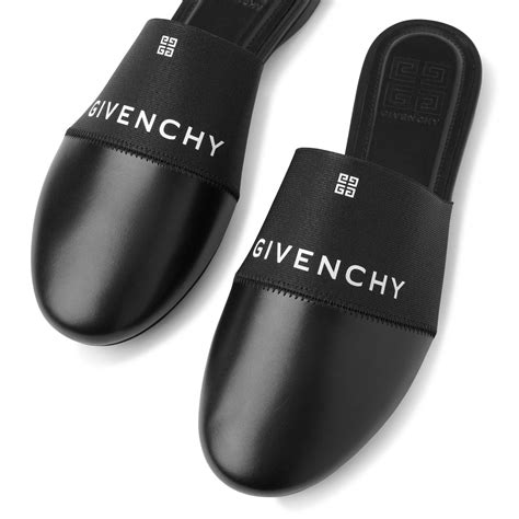 givenchy bedford 4g flat leather mules|Bedford flat mules in leather .